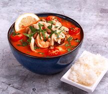 Суп Том ям с креветками