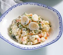 Ланч-Оливье с говядиной