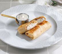 Блины с творогом