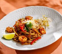 Пад тай с креветками