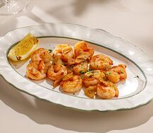 Жареные тигровые креветки