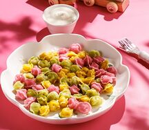 Цветные пельмешки