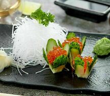 Сашими Красная икра