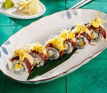 Ролл с угрем и манго