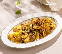 Жареный картофель с грибами