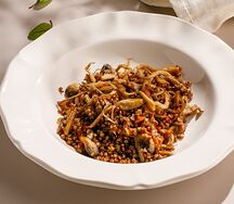 Гречка с грибами