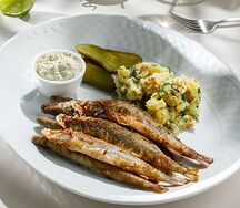 Жареная балтийская корюшка по-домашнему