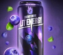 Энергетический напиток Lit Energy со вкусом голубики 