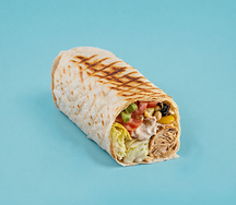 Шаурма Гавайская с ананасом и кисло-сладким соусом