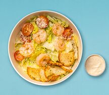 Салат Цезарь с креветками