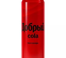 Добрый кола без сахара 0,3
