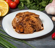 Мясной салат из говядины