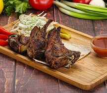 Шашлык из бараньей корейки