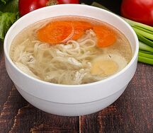 Лапша с курицей