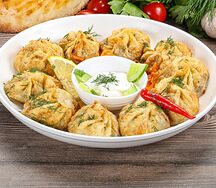 Манты жареные