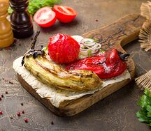 Овощи на углях