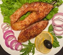 Карп жареный