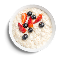 Овсяная каша с ягодами