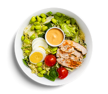 Боул Грин с курицей и соусом Манго