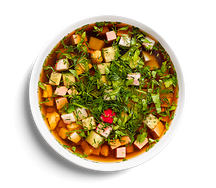 Окрошка на квасе