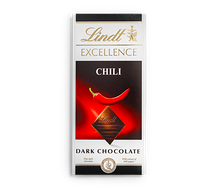 Темный шоколад Lindt с перцем чили