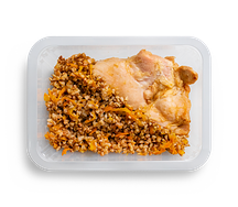 Бедро куриное с гречкой