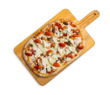 Пицца рикотта и песто