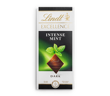 Темный шоколад Lindt с мятой