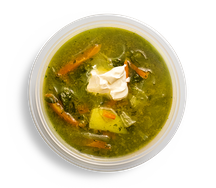 Щи со шпинатом