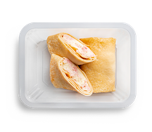 Блины с ветчиной и сыром