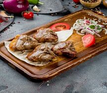 Шашлык баранина на кости (яблочки)