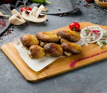 Грибы на мангале