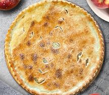 Осетинский пирог с яблоком и корицей