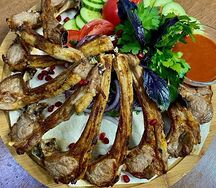 Шашлык из бараньей корейки