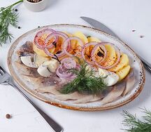Сельдь с картофелем