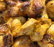 Шашлык из филе куриного бедра