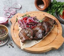 Шашлык из телятины на кости