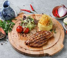 Стейк из куриной грудки