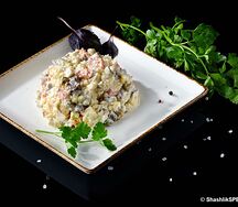 Салат Столичный с телятиной