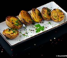 Картофель на мангале