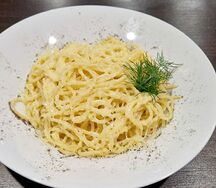 Спагетти с сыром