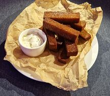 Гренки с чесноком