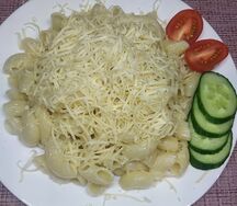 Макароны с сыром