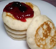 Оладьи с джемом