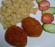 Куриные котлетки с гарниром на выбор