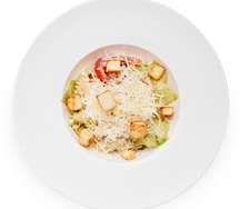 Салат с курицей и пармезаном