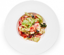 Салат с сыром фета