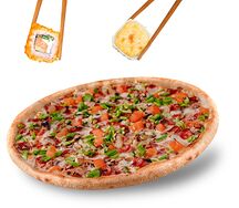 Пицца и 2 ролла