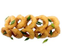 Кольца кальмара с Чесночным соусом