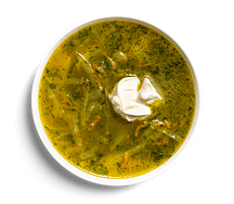 Щи со шпинатом